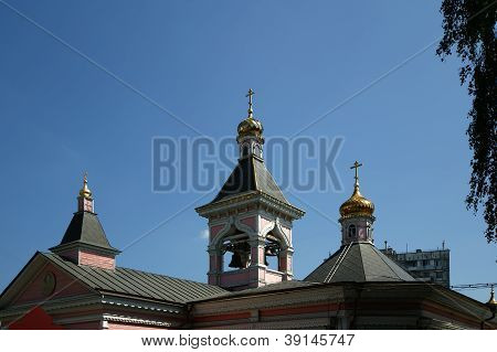 Moscow, Venäjä. Bogorodskoe Vapahtaja Kristuksen kirkastumisen kirkko