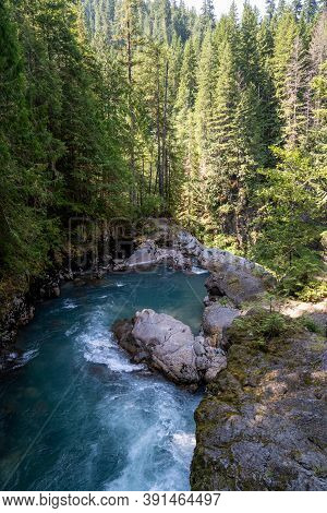 The North Fork Nooksack River In The Mt. Baker-snoqualmie National Forest