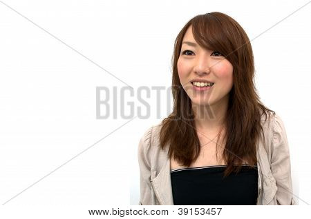 Happy Asian Businesswoman's Portrait