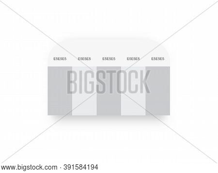 Color Palette Template. Sample Of Decor And Banner Gamut Decoration Multicolor Fashionable Annotatio