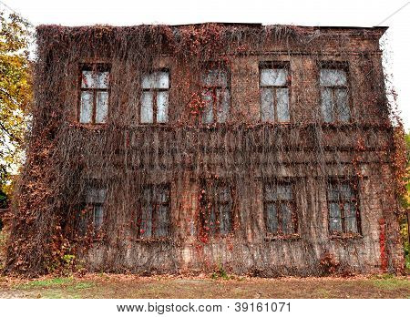Effrayant vieux bâtiment