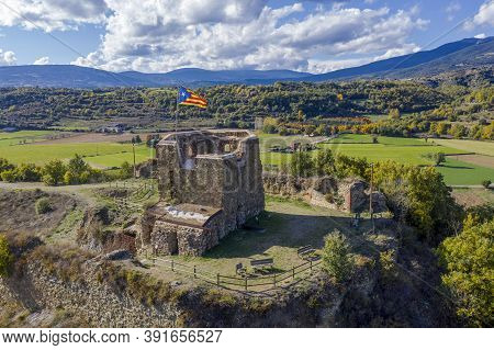Solsona Defense Tower, Isolated That Constitutes The Outpost Of Castellciutat Castle, In The Seo De 