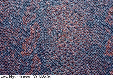 The Volcanic Magma Color Snakeskin Background Texture
