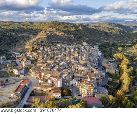 Sanahuja Castle, Catalan Region Of La Segarra. 11th Century Catalonia Spain