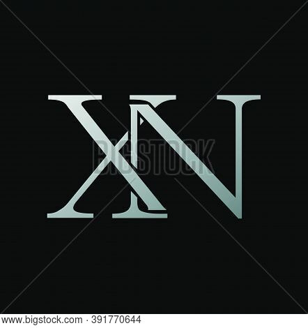 Simple Classy Letter X And N,  Xn Logo Icon. Creative Vector Logo Icon Design Letter Xn Concept  For