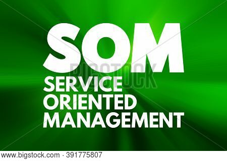Som - Service Oriented Management Acronym, Business Concept Background