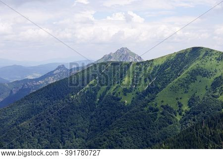 Slovak Mountain Little Fatra, Mala Fatra, In The Summer, Slovakia