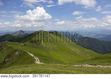 Slovak Mountain Little Fatra, Mala Fatra, In The Summer, Slovakia