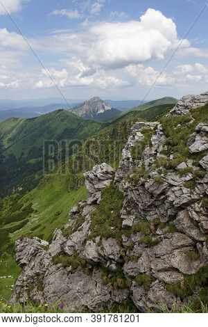 Slovak Mountain Little Fatra, Mala Fatra, In The Summer, Slovakia