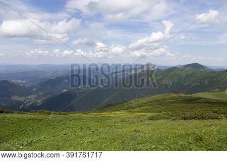 Slovak Mountain Little Fatra, Mala Fatra, In The Summer, Slovakia