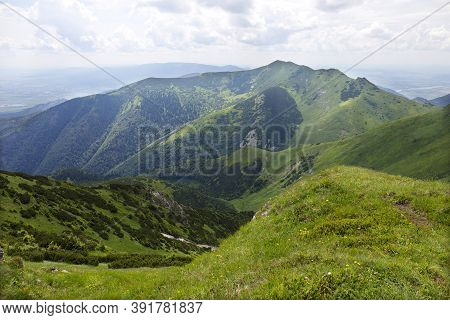 Slovak Mountain Little Fatra, Mala Fatra, In The Summer, Slovakia