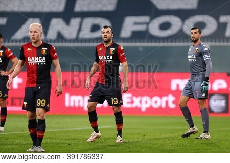 Genova, Italy. 24th October 2020. Goran Pandev Of Genoa Cfc In Action During The Serie A Match Betwe