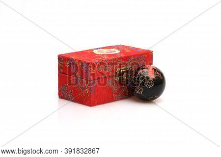 Chinese Massage Balls Isolated On White Background