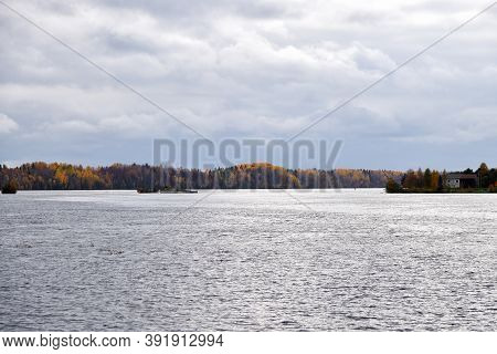 White Sea-baltic Canal. It Connects The White Sea, In The Arctic Ocean, With Lake Onega. Belomorsk, 