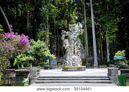 Monkey forest in Bali island (Sangeh)