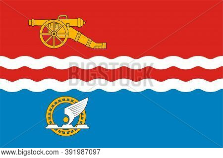 Flag Of Kamensk-uralsky In Sverdlovsk Oblast In Russian Federation