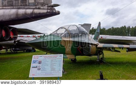 July 18, 2018, Moscow Region, Russia. Combat Trainer Aircraft Yakovlev Yak-130 At The Central Museum