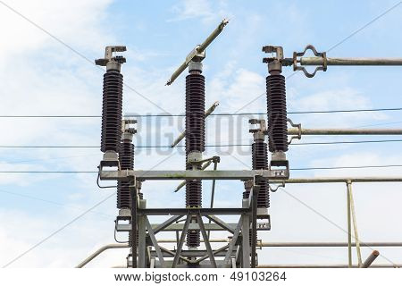 Power station for making electric energy