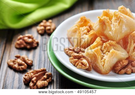 Baklava With Honey And Nuts
