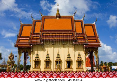 Wat Plai Laem chrám Samui