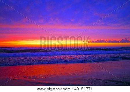 Невероятный закат на westcoast из Португалии