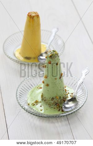 피스타치오 사프란 kulfi, 인도 아이스크림