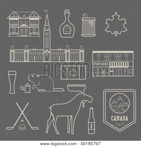 canada icons