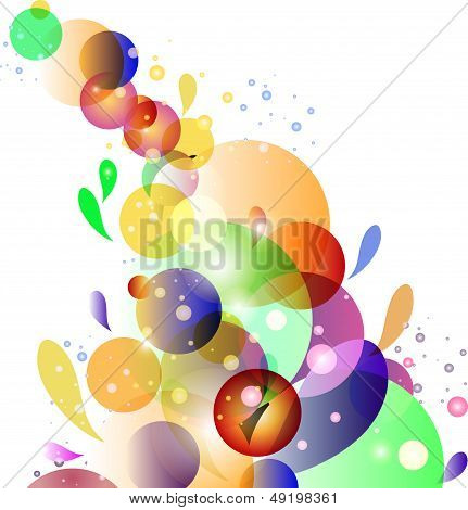 Bubbles From Bubble Background.
