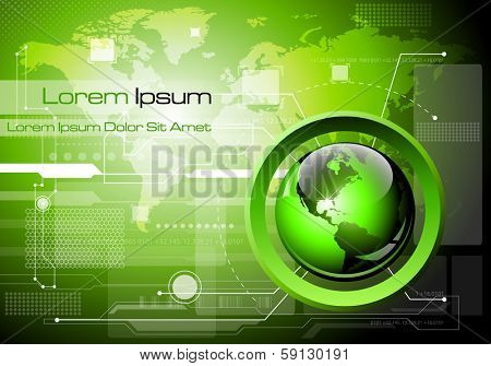 Futuristic technology abstract background - Vector illustration