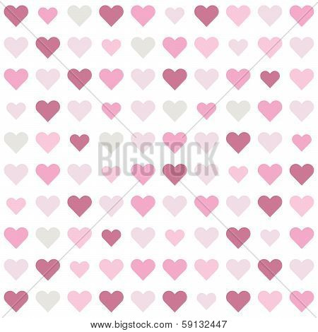 Background With Hearts