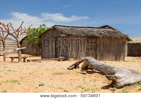 Colombia, Traditional Fishing Cottage In La Guajira