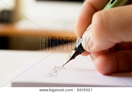 Main écrit Note 1