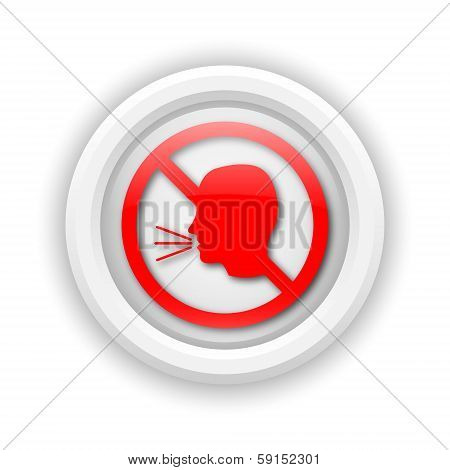 No Talking Icon