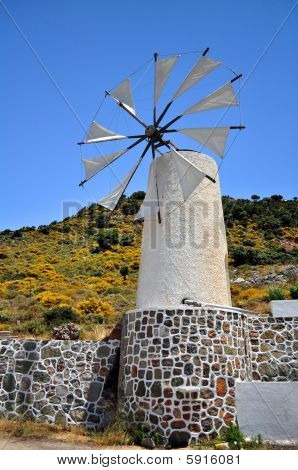 Vindkraftverk på Kreta