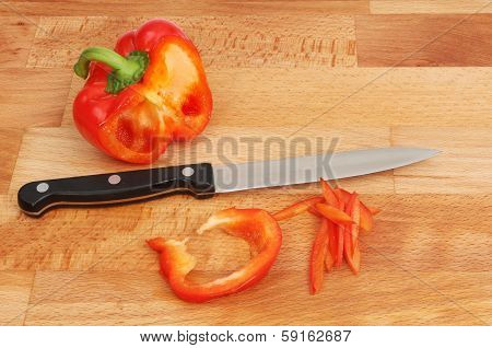 Pepper And Knife