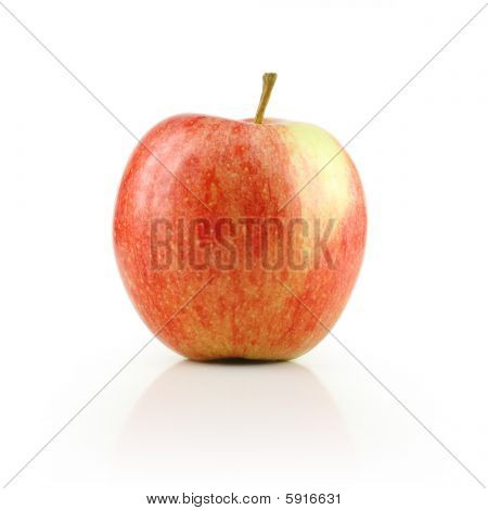 Apple com reflexão