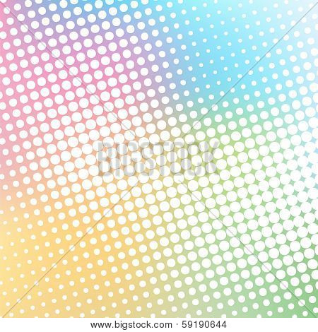 colorful halftone background
