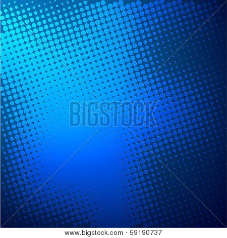 abstract blue halftone background design stock vector