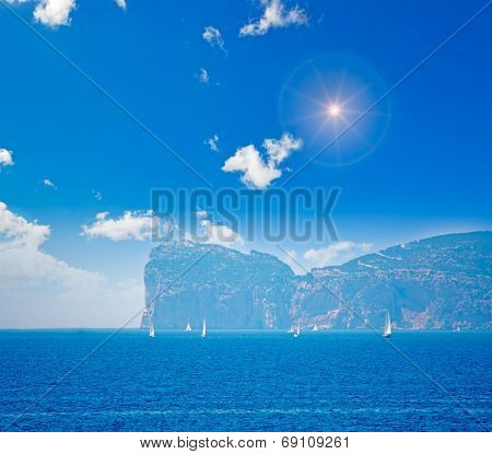 Boats In Capo Caccia