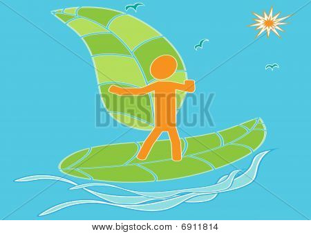 Eco - Wind energii surfing.eps