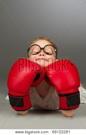 Boxing girl