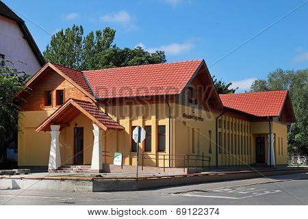 Csenger, Hungary - Circa July 2014 : Street In Csenger, Hungary Circa July 2014. Csenger Is A Town I
