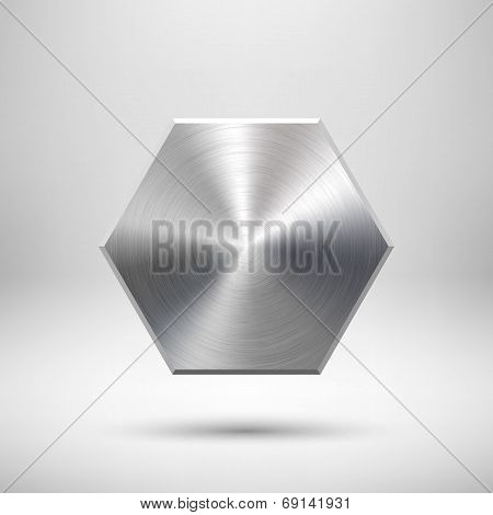 Abstract Polygon Button Template