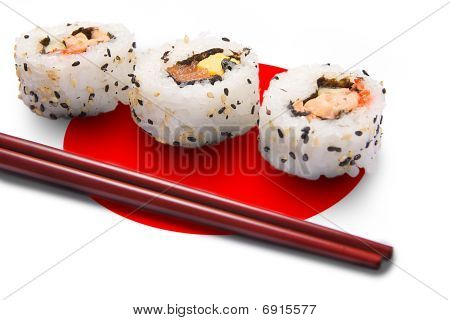 Sushi-uramaki