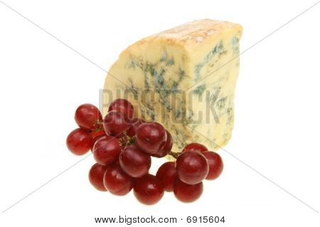 ชี Stilton และองุ่น