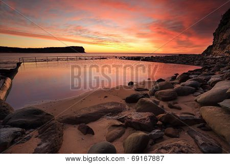 Sunrise At Macmasters Beach Central Coast, Australia