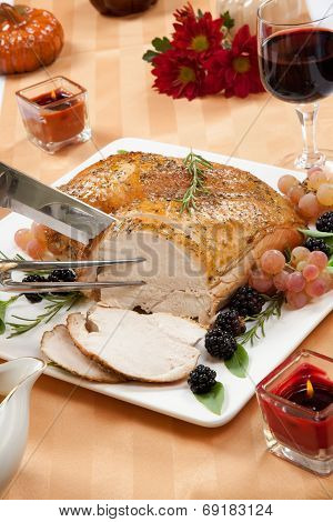 Roasted Turkey Breast - Rosemary-basil Rub