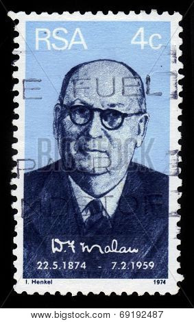 Prime Minister Daniel Francois Malan