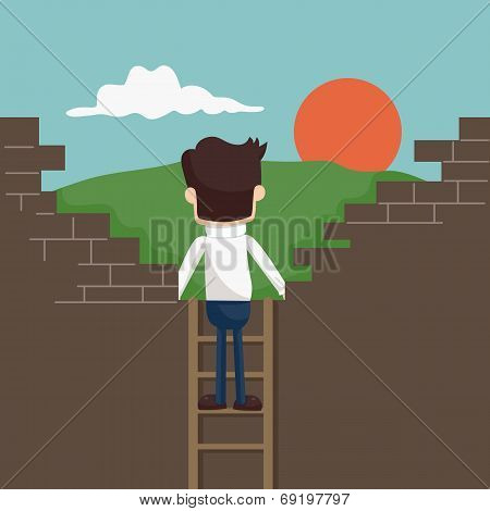 Businessman Vacation