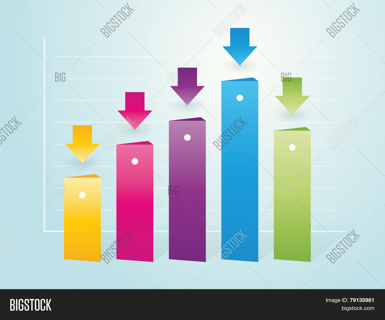 Simple Column Color Vector & Photo (Free Trial) | Bigstock